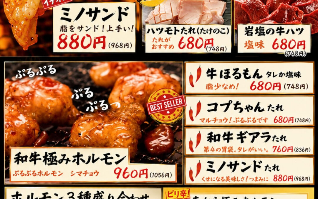 ホルモンで夏を乗り切ろう☀️！